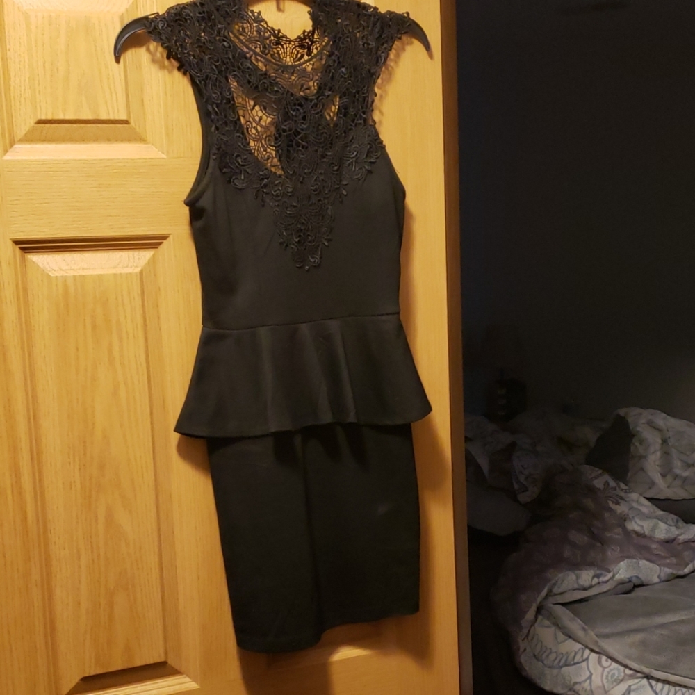 Sexy black dress